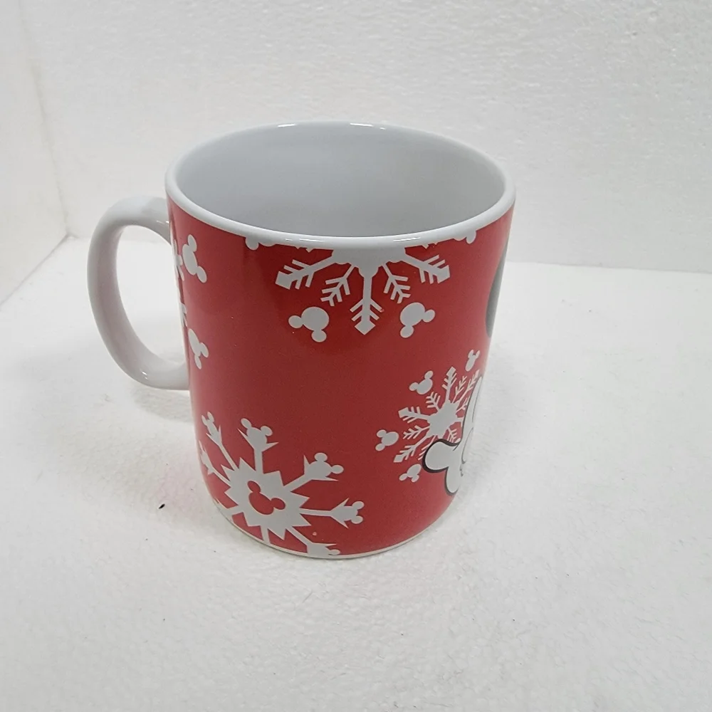 Set of 2 Disney Galerie Huge Mickey & Minnie Mouse Christmas Coffee Mugs - Picture 5 of 16